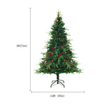 Four Flaire Christmas Tree Decoration Set – Artificial Snow PVC Holiday Tree