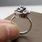 White Gold Jewellery Ring Vintage Openable Adjustable Women’s Fashion | Four Flaire