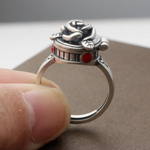 White Gold Jewellery Ring Vintage Openable Adjustable Women’s Fashion | Four Flaire