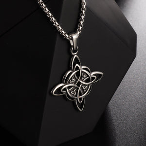 Irish Women’s Fashion Steel Necklace – Stylish Titanium Pendant Jewelry | Four Flaire