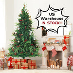 Four Flaire Christmas Tree Decoration Set – Artificial Snow PVC Holiday Tree