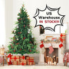 Four Flaire Christmas Tree Decoration Set – Artificial Snow PVC Holiday Tree