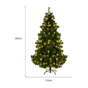 Four Flaire Christmas Tree Decoration Set – Artificial Snow PVC Holiday Tree