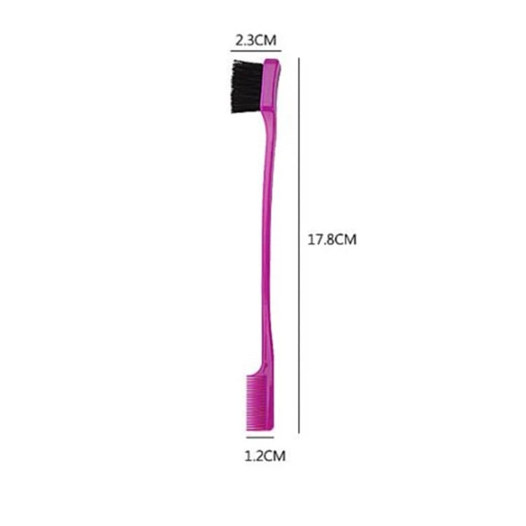 Brush on Hair Color Double-Sided Edge Control Comb & Eyebrow Brush | Four Flaire