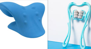 Four Flaire Multifunctional Back and Neck Massager – Six-Wheel Manual Massage Tool