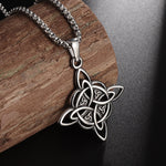 Irish Women’s Fashion Steel Necklace – Stylish Titanium Pendant Jewelry | Four Flaire
