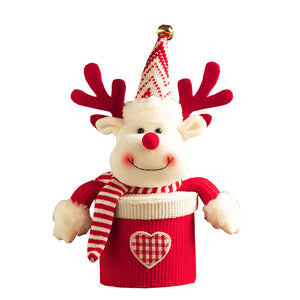 Four Flaire Box Christmas Gift – Cute Cartoon Flannel Candy Gift Box