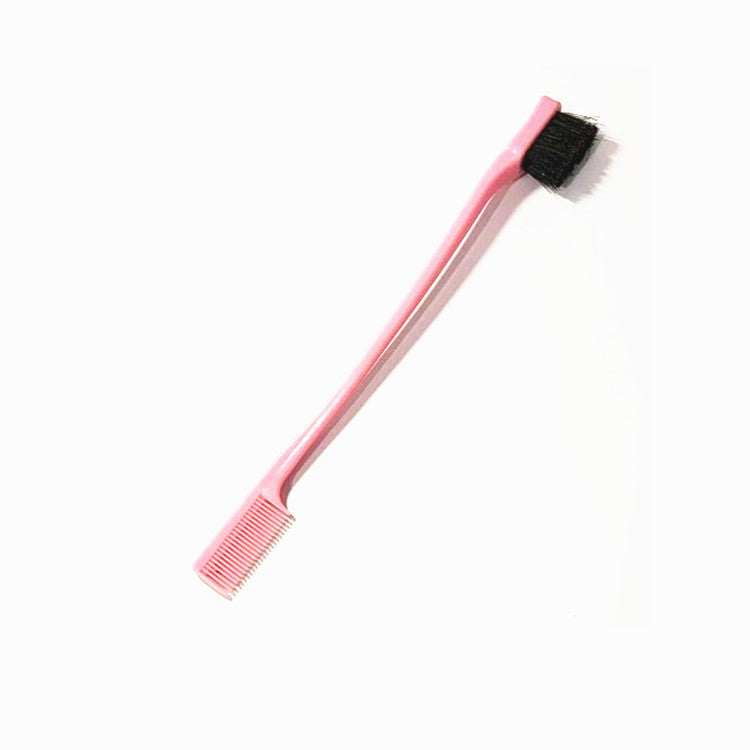 Brush on Hair Color Double-Sided Edge Control Comb & Eyebrow Brush | Four Flaire