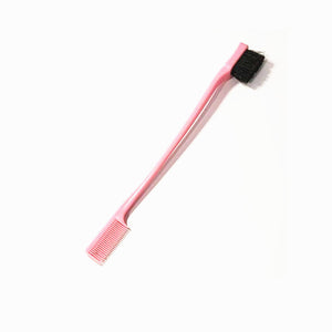 Brush on Hair Color Double-Sided Edge Control Comb & Eyebrow Brush | Four Flaire