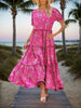 Bohemian Dress – Summer Casual Floral Maxi with Pockets | Four Flaire