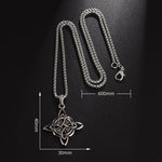 Irish Women’s Fashion Steel Necklace – Stylish Titanium Pendant Jewelry | Four Flaire