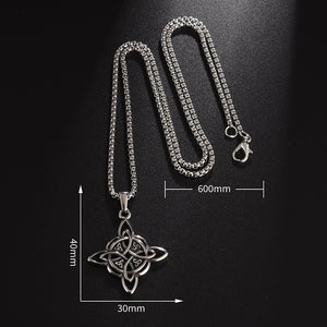 Irish Women’s Fashion Steel Necklace – Stylish Titanium Pendant Jewelry | Four Flaire