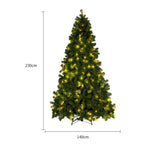 Four Flaire Christmas Tree Decoration Set – Artificial Snow PVC Holiday Tree