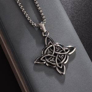 Irish Women’s Fashion Steel Necklace – Stylish Titanium Pendant Jewelry | Four Flaire